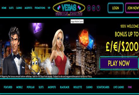 Vegas mobile casino bonus